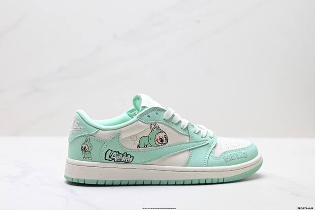 Factory Grade Nike Air Jordan 1 X Travis Scott AJ1 Reverse Swoosh Jordan 1 'DIY