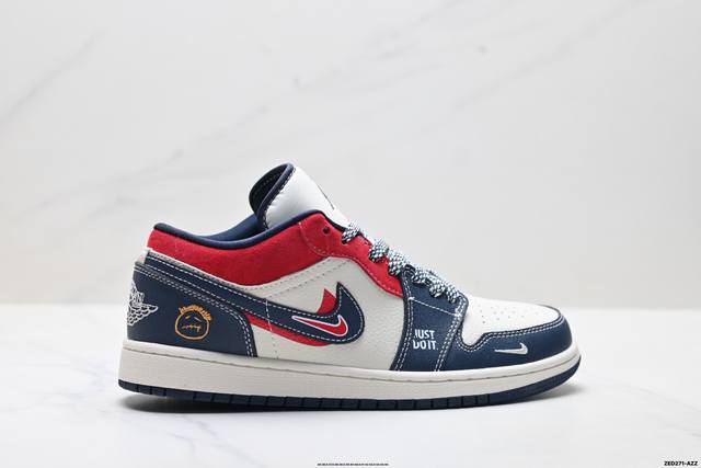 Factory Grade Nike Air Jordan 1 Low AJ1 Low-Top Casual Sneakers, Synchronized w