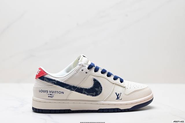Company Grade Nike Dunk Low Retro 'DIY High-End Custom' Nike Low-Top Casual Spo