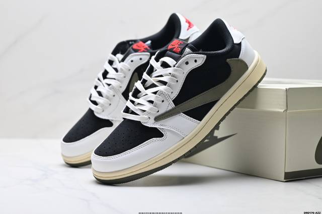 Authentic Nike Air Jordan 1 X Travis Scott AJ1 Low-Top Basketball Shoes Style Co