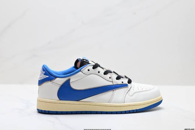 Authentic Nike Air Jordan 1 X Travis Scott AJ1 Low-Top Basketball Shoes Style Co