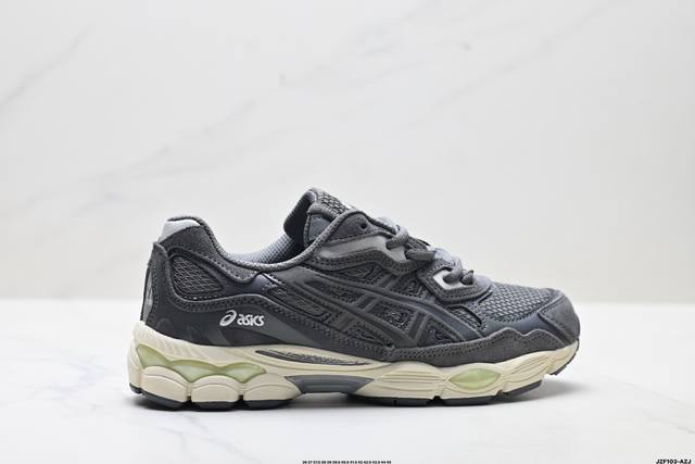 Factory Grade Asics Gel-Nyc. Features a breathable mesh upper with some synthet