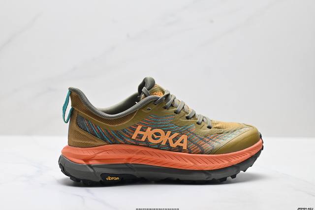 Company Grade Hoka One One Mafate Speed 4 Low-Top Casual Training Running Shoes