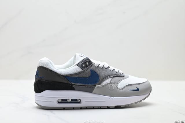 Factory Grade Nike Air Max 1 Cushioned Durable Sneakers The upper is made of a
