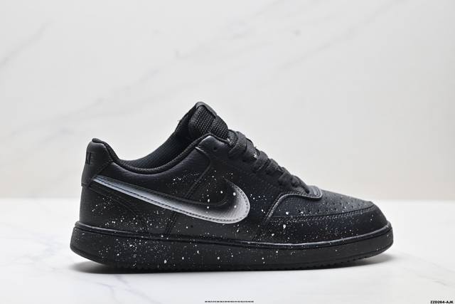 Company Grade Nike Court Vision Lo 'DIY' Custom Low-Top Versatile Breathable Ca