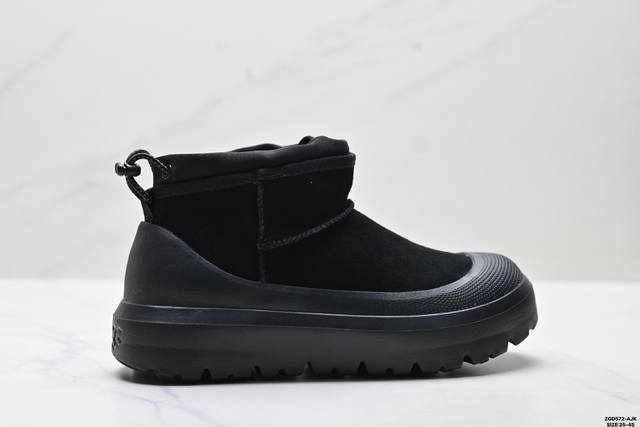 Company Grade Ugg Tasman Weather Hybrid Fabric Cowhide Leather Fashionable Vers