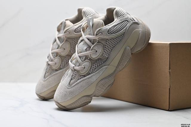 Factory Grade Adidas Originals Yeezy 500 Mesh Synthetic Leather Fashion Casual