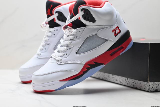 Genuine Nike Air Jordan 5 Retro High, Michael Jordan AJ5 High-Top Shock-Absorbi