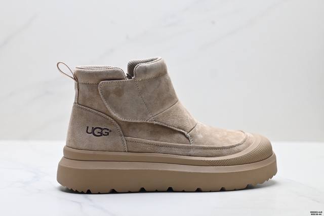 Company Grade 2025 Winter New Zipper Snow Boots Men's Warm Fleece Lined Thick C