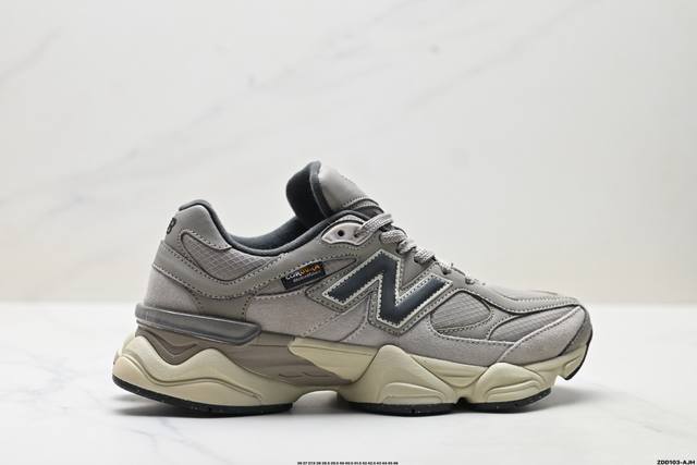 Company Grade New Balance 9060 Series Retro Casual Sports Running Shoes The upp