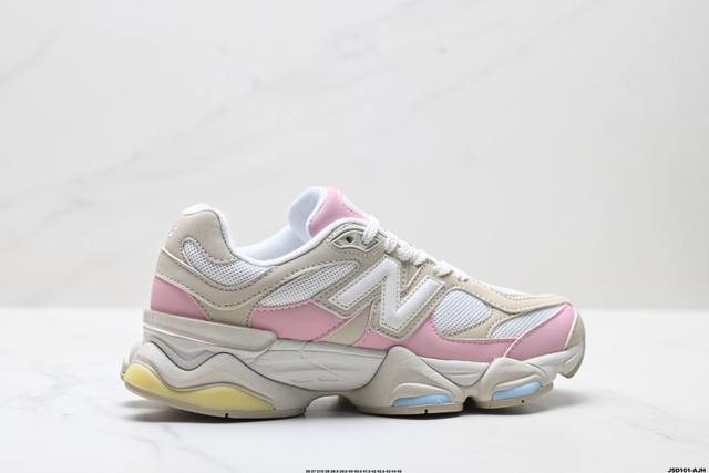 Company Grade New Balance 9060 Series Retro Casual Sports Running Shoes The upp