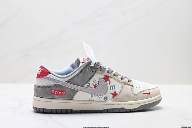 Company Grade Nike Dunk Low Retro 'DIY High-End Custom' Nike Low-Top Casual Spo