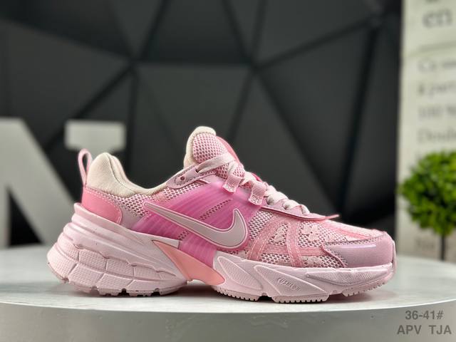 Nike V2K Runtekk Run Shock-absorbing, Anti-slip, Retro Low-top Running Shoes Pr