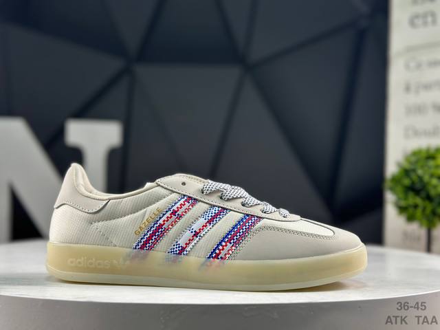 Adidas Originals Gazelle Indoor Trefoil Retro Casual Non-slip Wear-resistant Lo