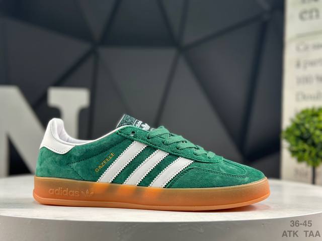 Adidas Originals Gazelle Indoor Trefoil Retro Casual Non-slip Wear-resistant Lo