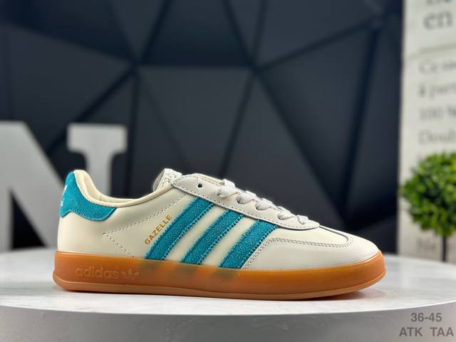 Adidas Originals Gazelle Indoor Trefoil Retro Casual Non-slip Wear-resistant Lo