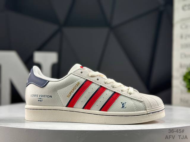 Adidas Originals Superstar Classic Shell Toe Low-Top Versatile Casual Sports Sn