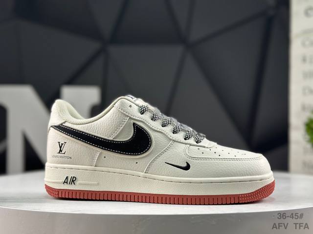 Nike Air Force 1 '07 Low, a low-top athletic and casual shoe. Features a comple