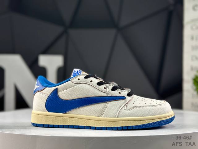 Nike Air Jordan 1 Low Og Sp Military Blue AJ1 Jordan 1 Reverse Swoosh Low-top B