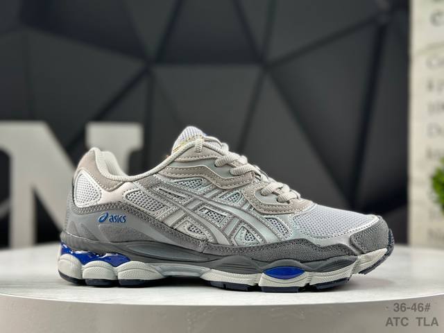 Asics Gel-Nyc. Asics breathable mesh upper with some synthetic leather sections,