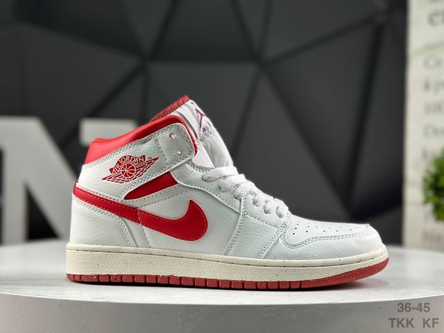 Nike Jordan Air Jordan 1 Comfortable, Versatile, Non-slip, Wear-resistant High-