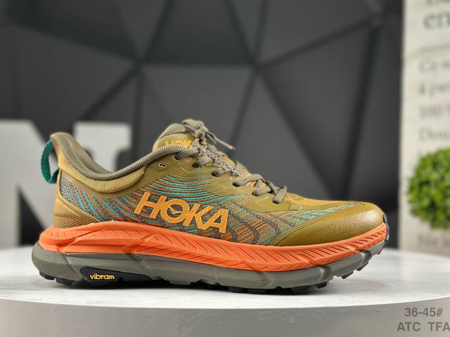 Hoka M Mafate Speed 4 Lightweight Low-Top Outdoor Trail Running Shoes Lightweigh