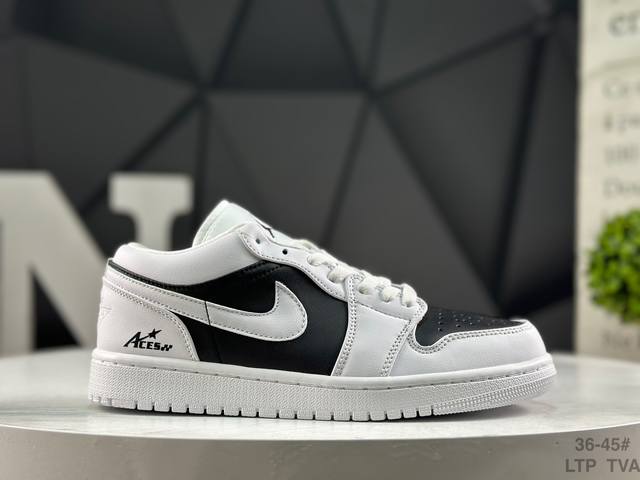 Nike Air Jordan 1 Low AJ1 Low-top Casual Sneakers, Official Colorway (DDD) Offi