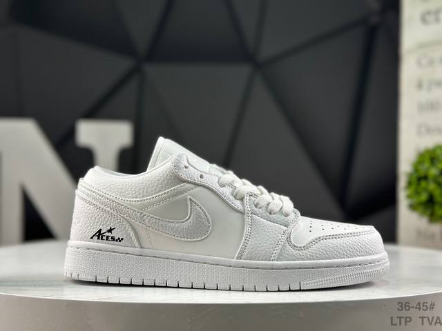 Nike Air Jordan 1 Low AJ1 Low-top Casual Sneakers, Official Colorway Official P