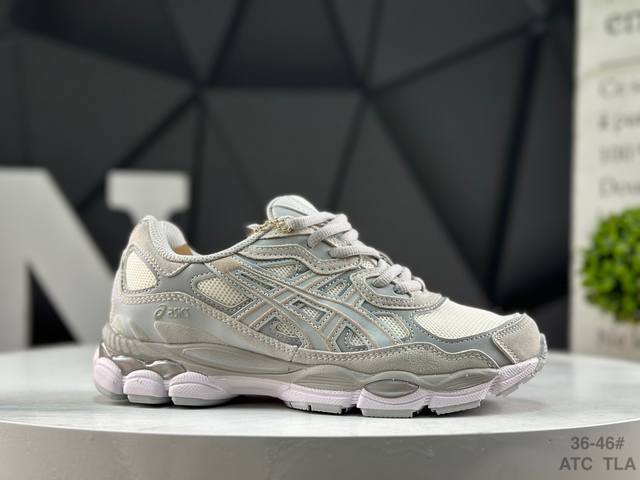 Asics Gel-Nyc. Asics breathable mesh upper with some synthetic leather sections,