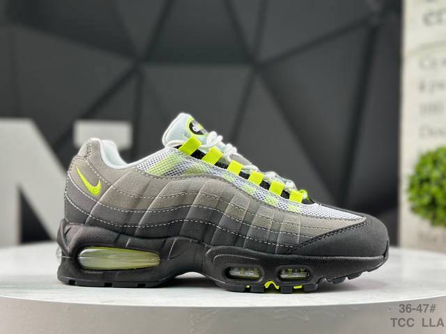 Nike Air Max 95 Og Retro Item Trendy and Versatile Air Cushioning Running Shoes