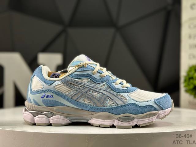 Asics Gel-Nyc. Asics breathable mesh upper with some synthetic leather sections,