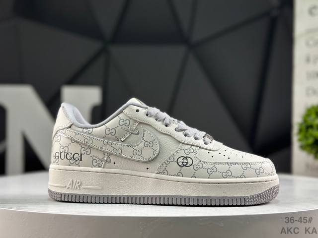Special Offer Nike Nk Air Force 1 '07 Low Low-top Casual Sneakers#Custom Leather