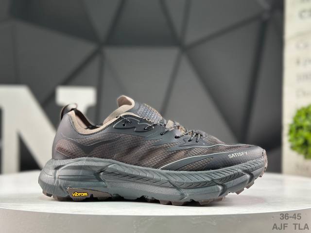 Hoka One One Satisfy Running Mafate Trail Low-top Cushioned Outdoor Hiking Shoes