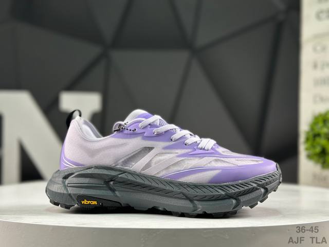 Hoka One One Satisfy Running Mafate Trail Low-top Cushioned Outdoor Hiking Shoes