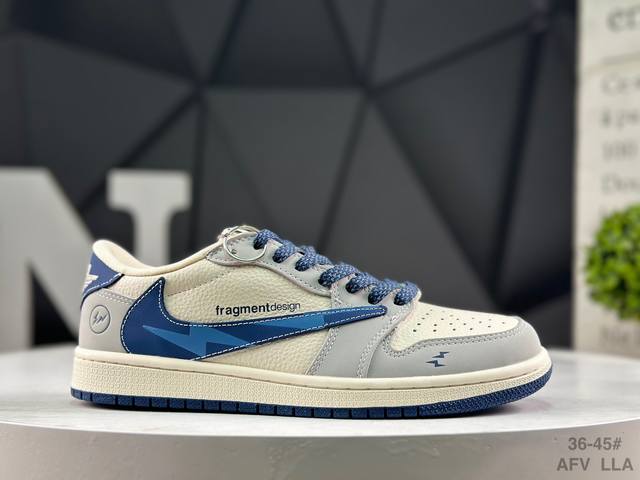 Nike Air Jordan 1 X Travis Scott AJ1 Reverse Swoosh Jordan 1 'DIY' Custom Nike