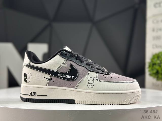 Special Offer Nike Air Force 1 '07 Low Low-top Casual Sneakers#Custom Leather, O