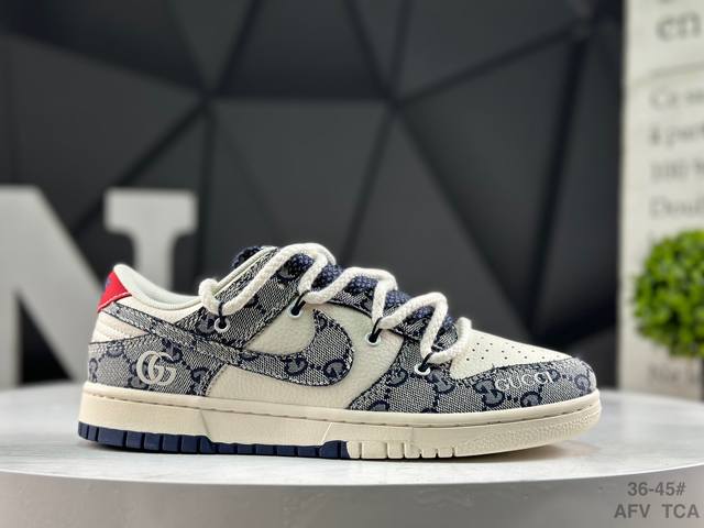 Nike SB Dunk Low Anniversary High-End Custom Low-Top Casual Sneakers, Custom Sh