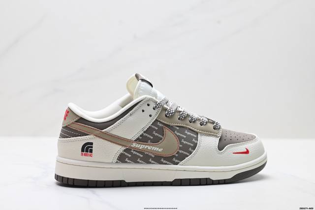 Company Grade Nike Dunk Low Retro 'DIY High-End Custom' Nike Low-Top Casual Spo