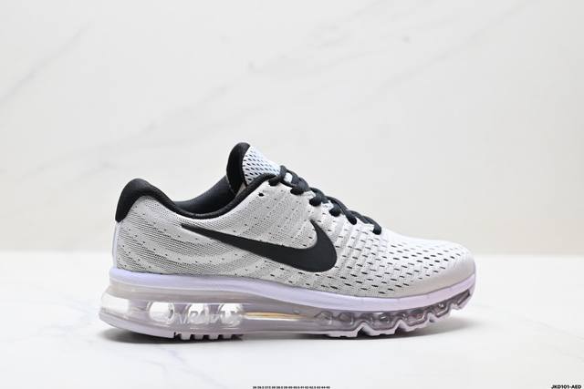 Factory Grade Nike Air Max 2017 White Pure Platinum Series Low-Top Versatile Ja