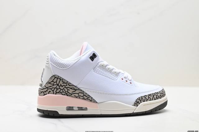 Company-grade Nike Air Jordan 3 Retro Michael Jordan AJ3 Mid-top Retro Casual S