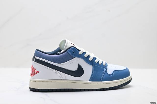 Authentic Nike Air Jordan 1 Low AJ1 Low-top Casual Sneakers, Official Colorway