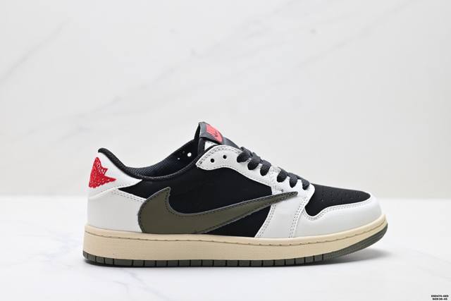 Authentic Nike Air Jordan 1 X Travis Scott AJ1 Low-Top Basketball Shoes Style Co