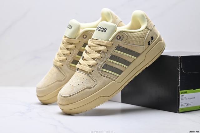 Factory Grade Adidas Neo Entrap Retro Comfortable Wear-Resistant Low-Top Sneake