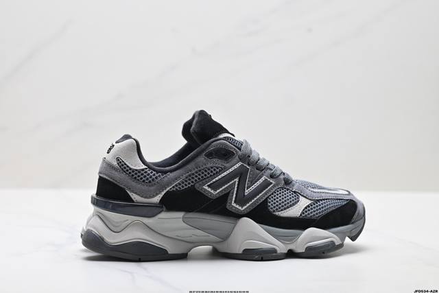 Company Grade New Balance 9060 Series Retro Casual Sports Running Shoes The upp