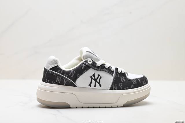 Company Grade Mlb Chunky Liner Denim Trendy Versatile Thick-Soled Height-Increa