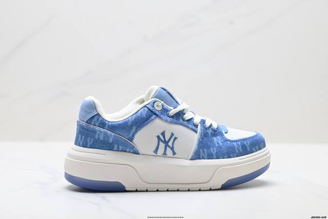 Company Grade Mlb Chunky Liner Denim Trendy Versatile Thick-Soled Height-Increa