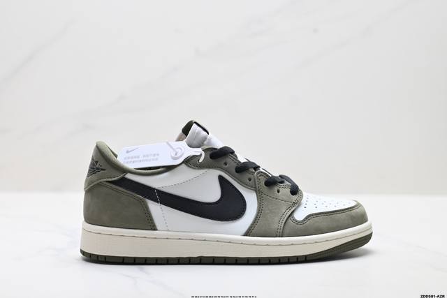 Company Grade Nike Air Jordan 1 Retro Low Og Nike AJ1 Low-Top Casual Sneakers S