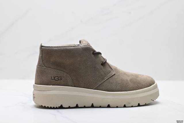 Company Grade Ugg Short Boots Lace-up Fleece-lined Snow Boots Men's Thick Casua