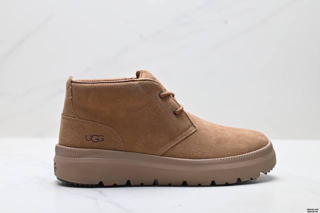Company Grade Ugg Short Boots Lace-up Fleece-lined Snow Boots Men's Thick Casua