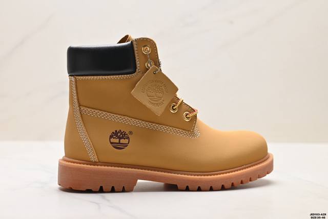 Authentic Timberland Outdoor Casual Classic Yellow Boots, Martin Boots, Wide Fit